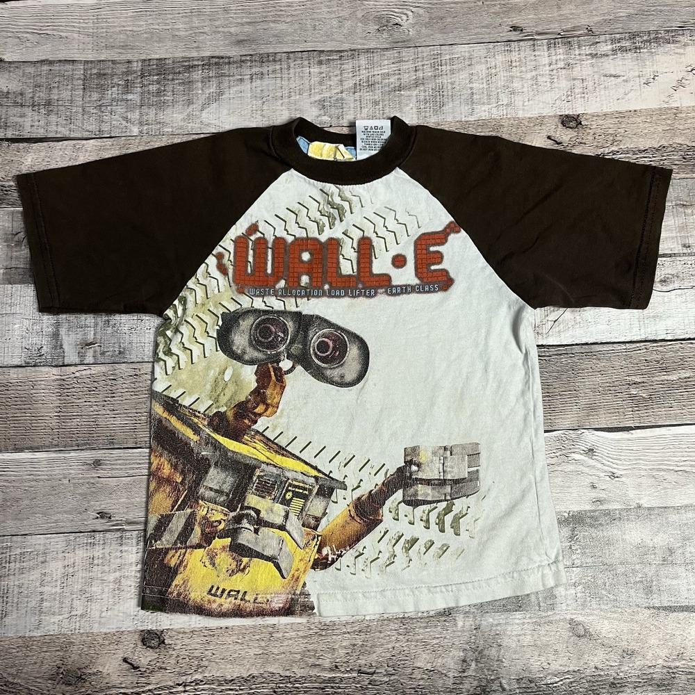Wall E Shirt Size 5T Kids Disney Movie Promotion Tee Robot Character